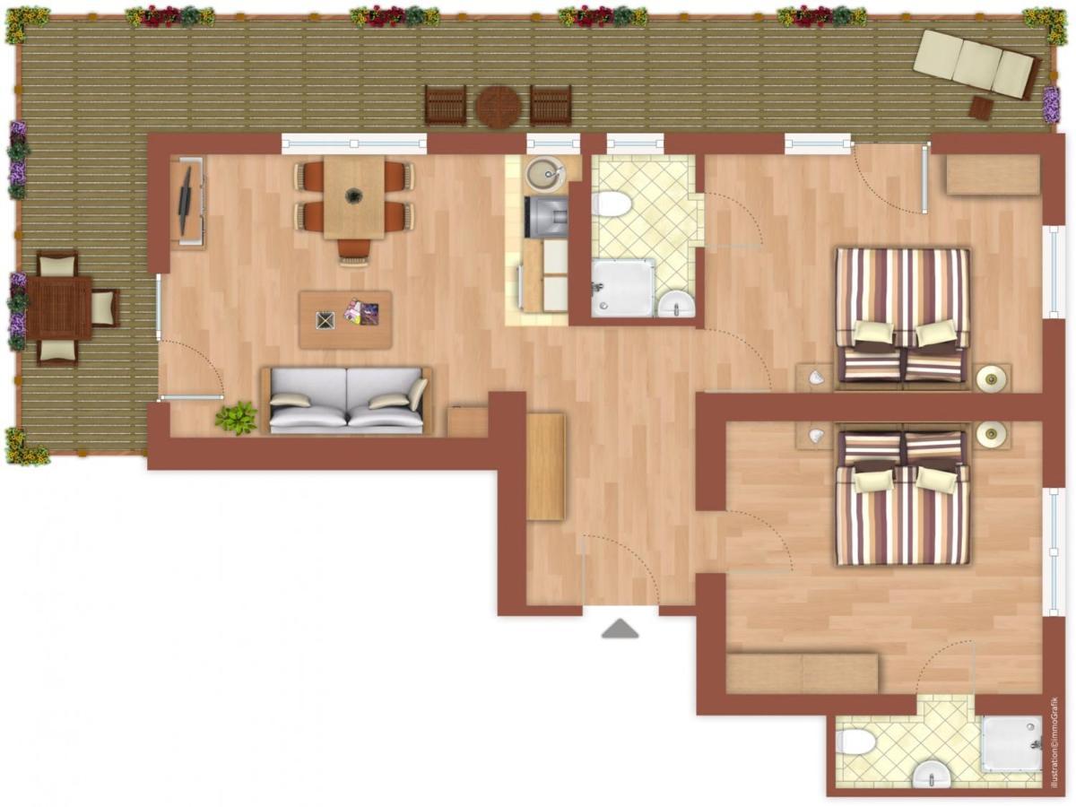 Rosenhof Am See Ferienwohnung Seerosensuite Thiersee Zewnętrze zdjęcie